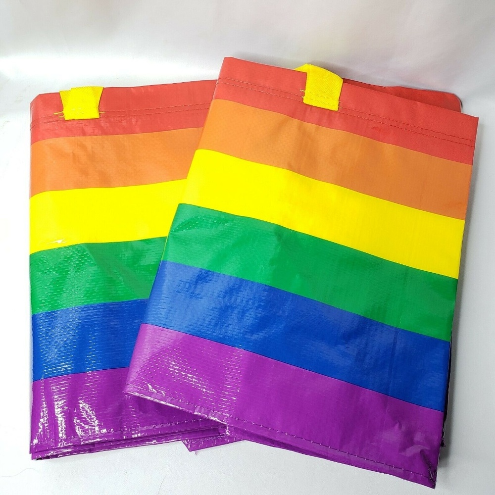 Ikea Rainbow Pride Bags Lot of 2